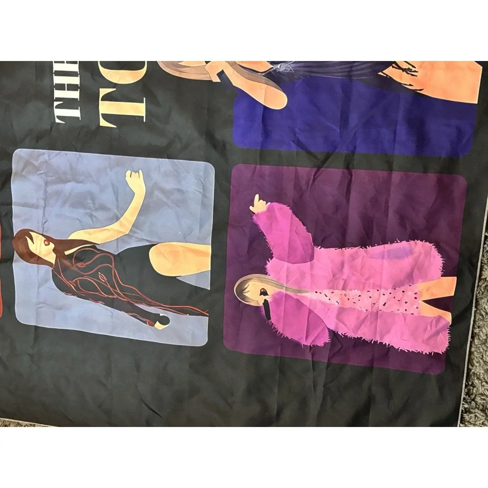 The Eras Tour Room Tapestry 59x51 Large Taylor Swift Swiftie Nostalgia Colorful